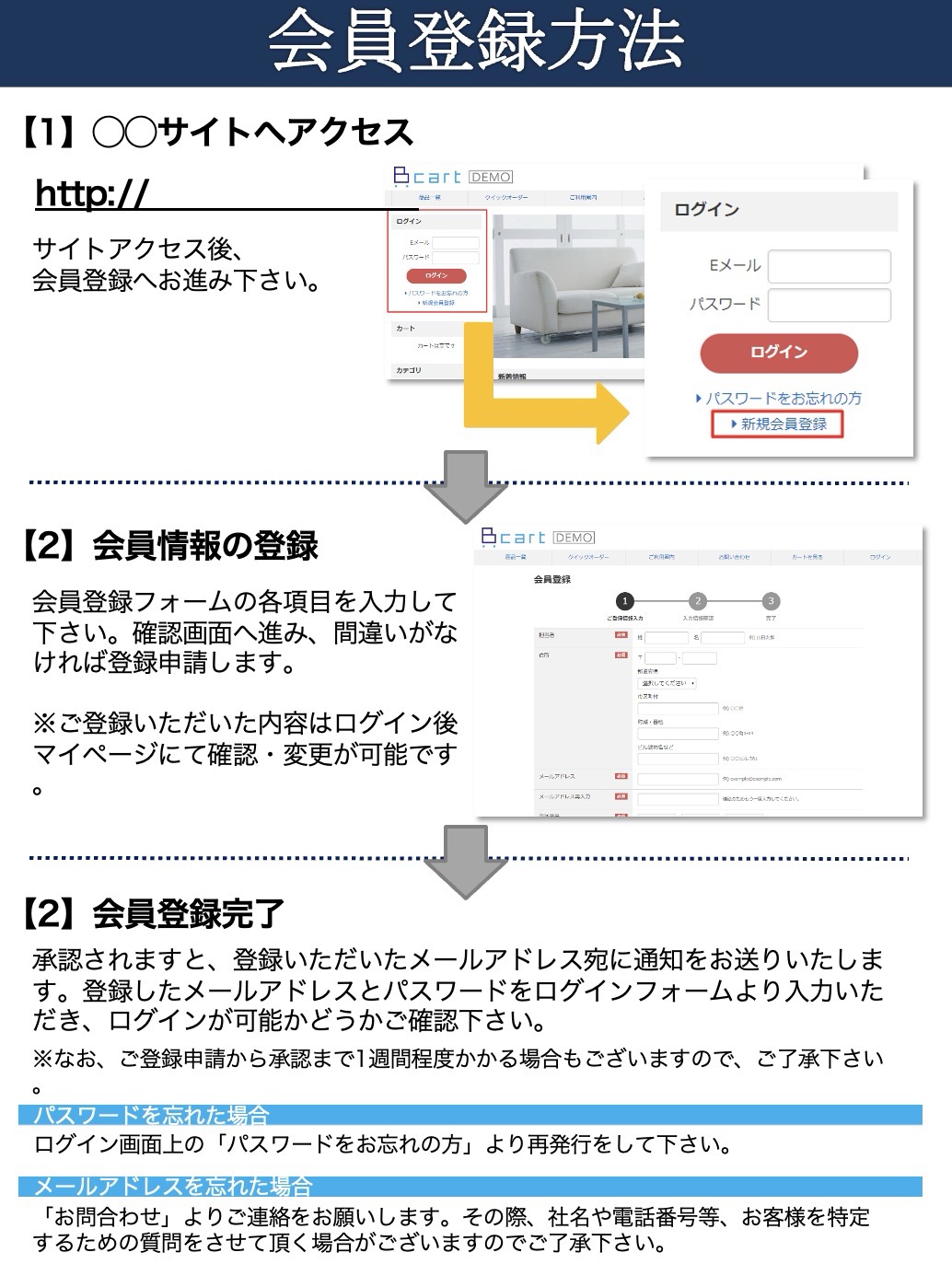 マニュアル資料のイメージ